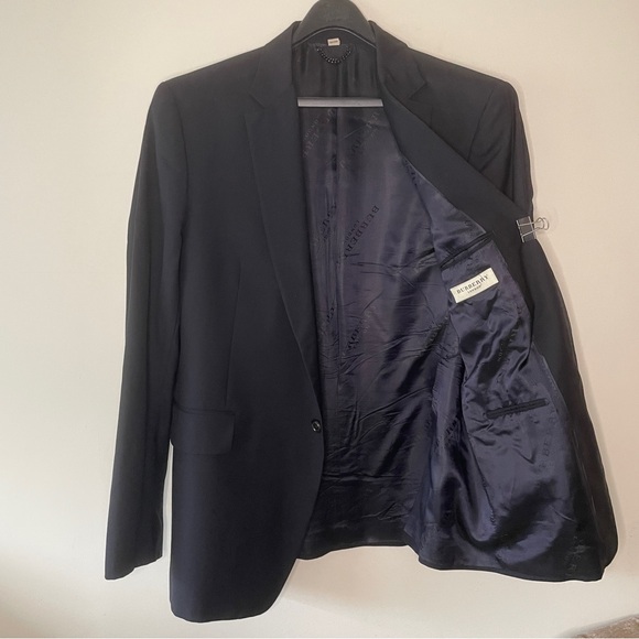 Burberry London Black Men’s Wool Blazer size 56 IT/UK 46 US